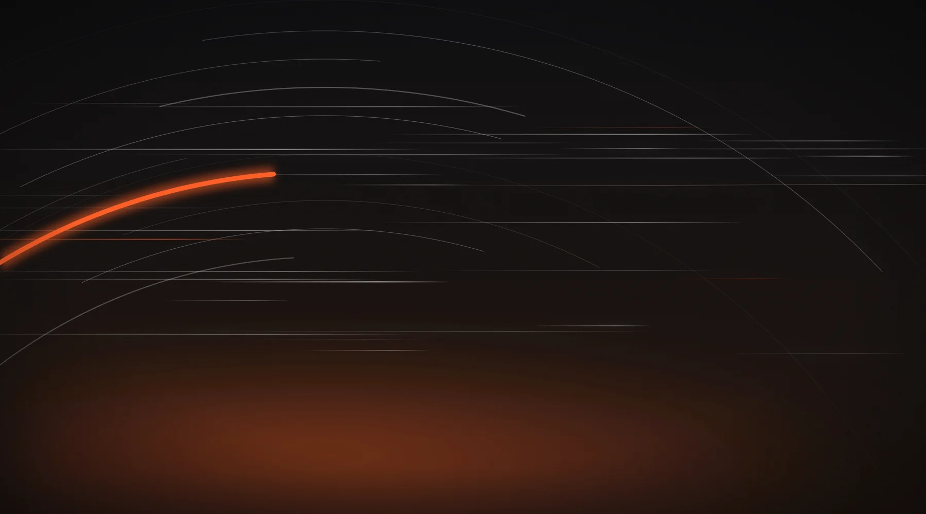 Detail of ARC’s arc sweep and speed lines